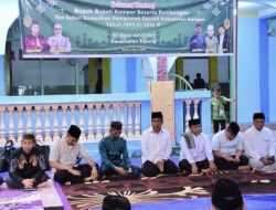 Pimpin Safari Ramadhan di Air Terbit, Bupati Kampar Salurkan Bantuan untuk Masjid dan Masyarakat