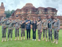 Plt. Kasatpol PP Kampar Sambut Kunjungan  Staf Khusus Presiden RI Zita Anjani