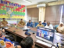 Bersama Mendagri, Pemkab Kampar Ikuti Rakor Pengendalian Inflasi secara Virtual