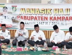 Manasik dan 453 Calon Jamaah Haji 2026 Resmi Dilepas Bupati Ahmad Yuzar