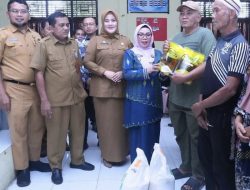 Kembali, Wabup Misharti Serahkan Bantuan Pangan dari Bapanas di Desa Merangin