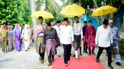 Bupati Kampar Hadiri Halal Bi Halal “Pulang Kampuong Dunsanak Kami Daghi Ghantau” Persukuan Mandeliong Desa Muara Jalai.