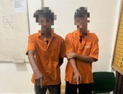 Meresahkan, Polsek Tambang Tangkap Dua pelaku Narkoba di Desa Parit Baru