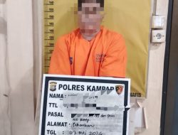 Pelaku Pencabulan Anak Tiri Berhasil Ditangkap Polsek Tapung