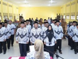 Wabup Misharti Resmi Lantik PC PGRI se-Tapung Raya Periode 2025-2030