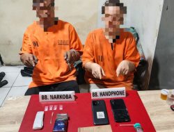 Polres Kampar Amankan Sepasang Kekasih Terkait Kepemilikan Sabu-sabu