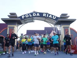 Launching Riau Bhayangkara Run 2026, Kapolda Ajak Masyarakat Jaga Lingkungan dan Perkuat Persatuan
