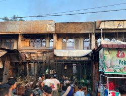6 Ruko Pasar Bangkinang Hangus Dilahap Sijago Merah