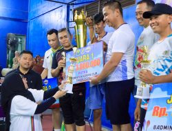 Pasangan Ahmad Yuzar/Wahyu Juara Turnamen Badminton Korpri Cup 2026
