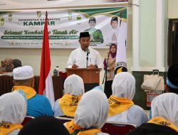 Sambut Kepulangan Jamaah Haji Kampar Kloter 05, Ini Kata Bupati Ahmad Yuzar
