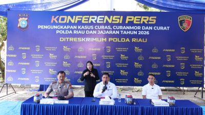 Polda Riau Bongkar Begal Sadis dan Sindikat Curanmor, 18 Kendaraan Hasil Kejahatan Diamankan