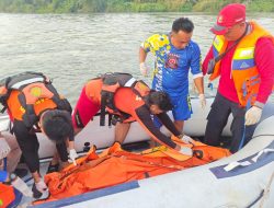 Pemancing yang Tenggelam di Sungai Kampar Pulau Kosiok Ditemukan Meninggal Dunia