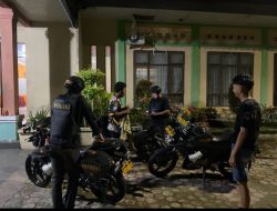 Tim Raga Polres Kampar Lakukan Patroli Malam, Jaga Kamtibmas Bangkinang Kota