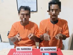 Polsek Tapung Ringkus Dua Pelaku Narkoba Siap Edar