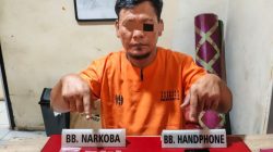 Polsek Tapung Tangkap Pengedar Narkoba, Temukan 6,81 Gram Sabu-sabu