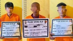 Polsek Tapung Hilir Tangkap Tiga Pelaku Pencurian Kandang Ayam
