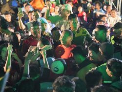 Nobar Final Piala Dunia 2026 di Mapolda Riau Meriah, Hiburan, Stand Up Comedy hingga Doorprize Warnai Acara