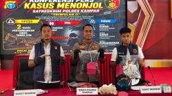 Ungkap Beberapa Tindak Pidana, Polres Kampar Gelar Press Release Selama Juli