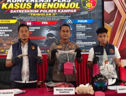 Ungkap Beberapa Tindak Pidana, Polres Kampar Gelar Press Release Selama Juli