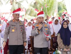 Polda Riau Ikuti Peresmian Serentak, Jembatan Merah Putih di Kampar Jadi Harapan Baru Warga Desa Gobah