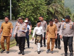 Kapolres Cek Kesiapan Lokasi Ekspedisi Merah Putih Presisi di Kampar Kiri Hulu