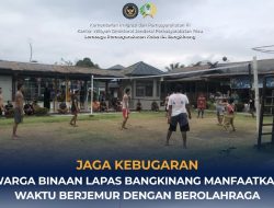 Lapas Bangkinang Dorong Warga Binaan Hidup Sehat Melalui Olahraga Rutin
