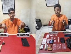 Polres Kampar Sikat Dua Pengedar Narkoba di Desa Sawah, Sita Sabu dan Pil Ekstasi
