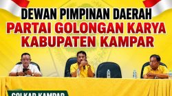 Musda XI Golkar Kampar Digelar 21-22 September, Penjaringan Calon Ketua Dimulai Besok