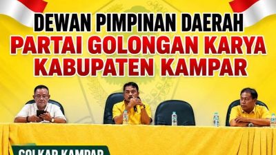 Musda XI Golkar Kampar Digelar 21-22 September, Penjaringan Calon Ketua Dimulai Besok