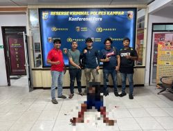 Sembunyi di Tapung, Buronan Pelarian Sel Polres Kampar Akhirnya Ditangkap