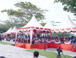 Porsenijar Riau 2026 di Siak, Wabup Misharti Motivasi Kontingen PGRI Kampar